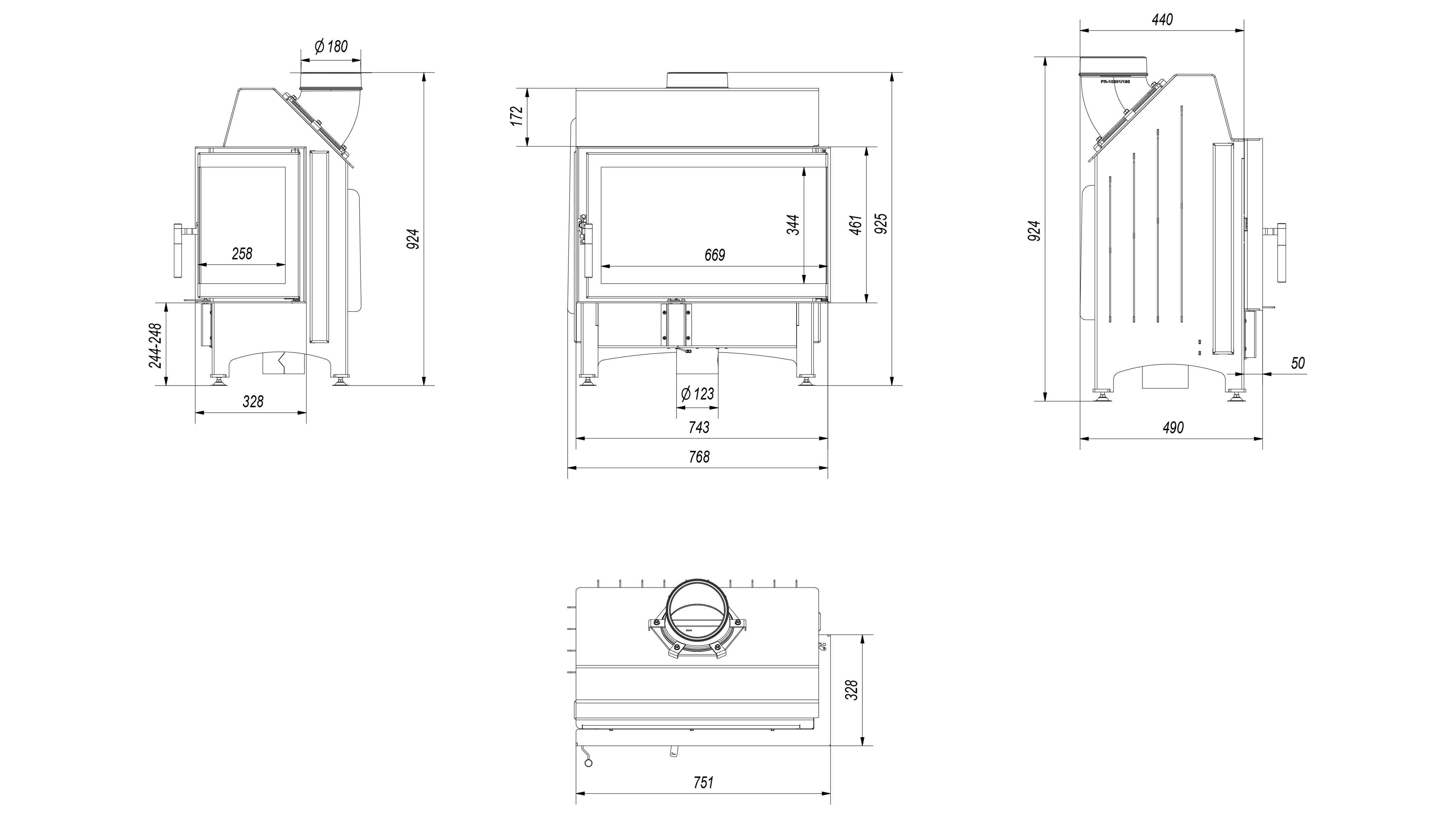 Rysunek techniczny ZIBI 12prawy BS rysunek techniczny